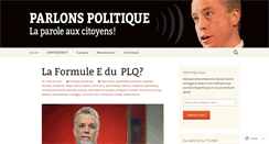 Desktop Screenshot of parlonspolitique.net